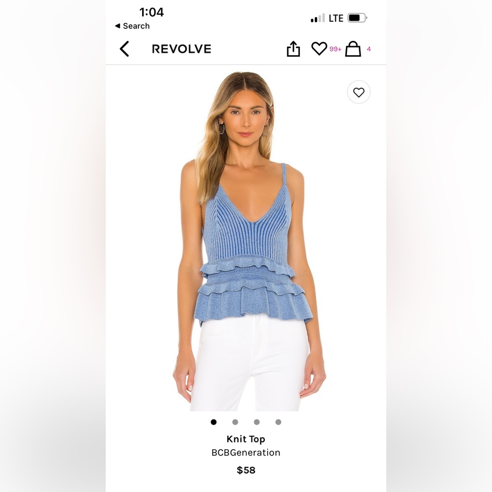 BCBGeneration Knit Top from Revolve